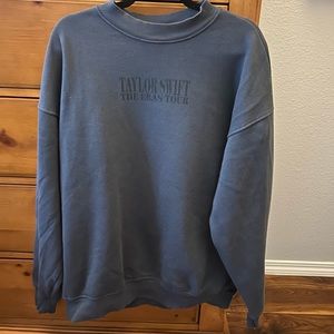 (Re-Post) Official Taylor Swift Eras Tour Crewneck with International Tour Stops